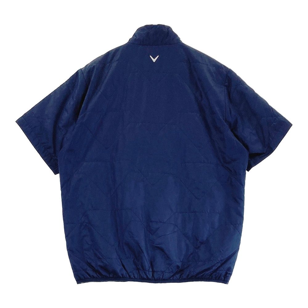 サイズ M CALLAWAY キャロウェイ 中綿 半袖ジャケット ネイビー系 240101428384 ゴルフウェア メンズ ストスト