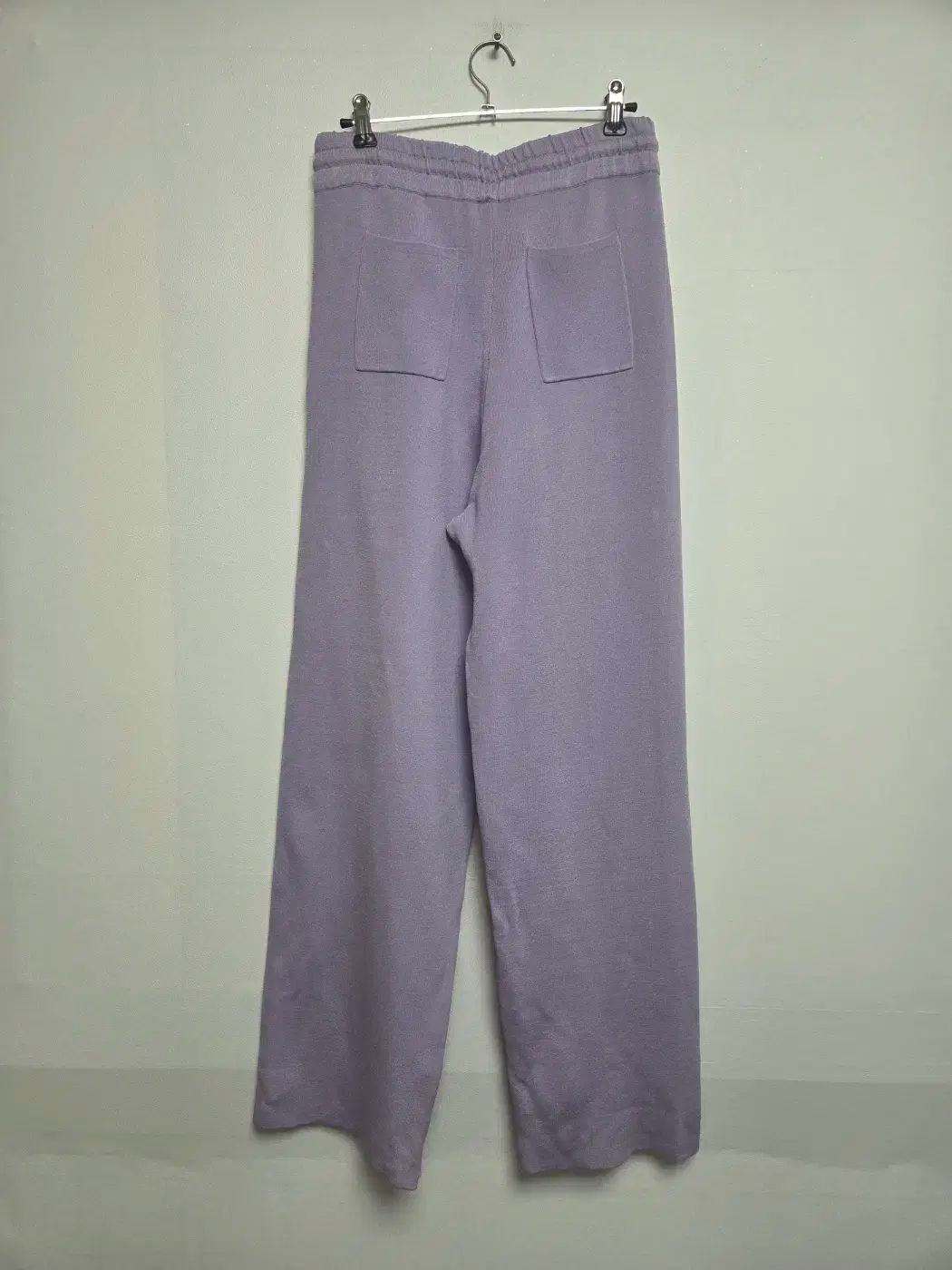 サンドロ ニト ストレート レグ パンツ パープル S