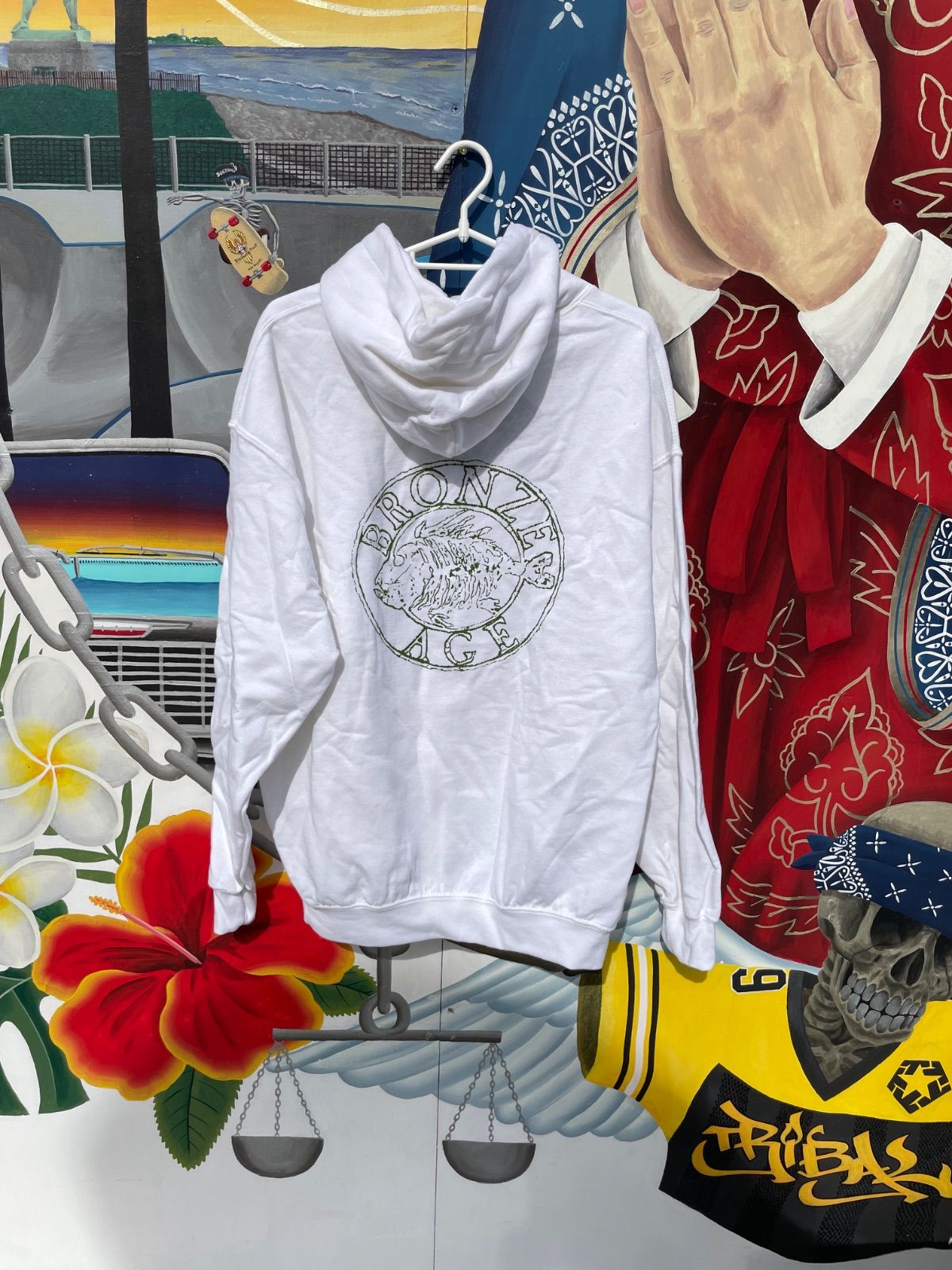 BRONZE AGE プルオーバー フーディーL