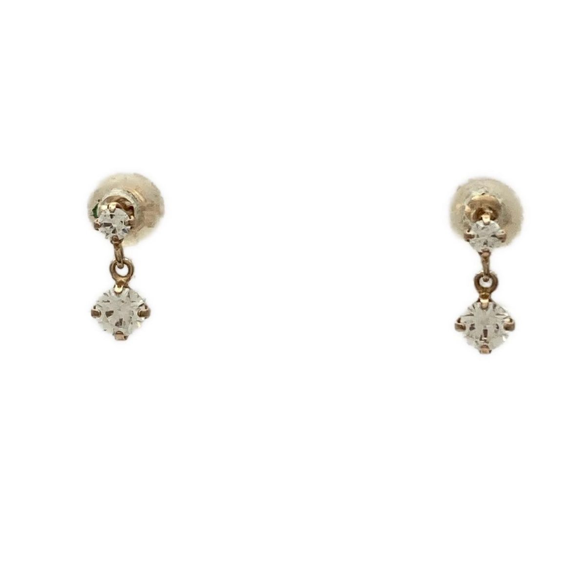 4℃ ヨンドシー ピアス K 10 PG クリア