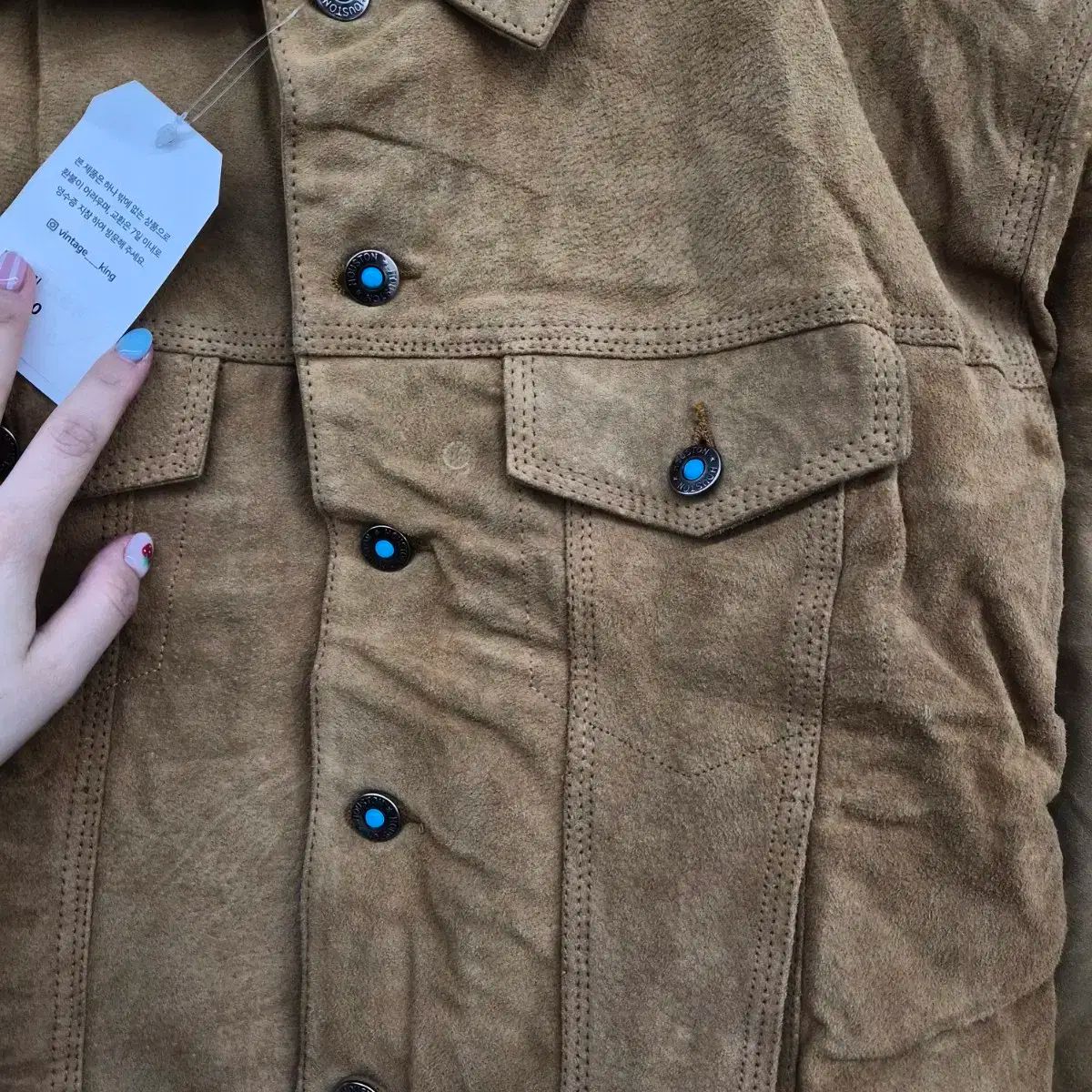 バーバリー スウェード ブラウン ジャケット レディース M