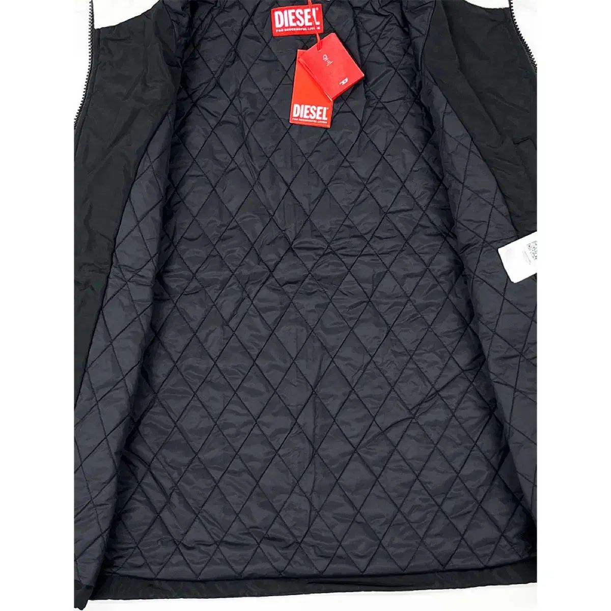 48 52 54 DIESEL ディーゼル キー ゲル ジャケット ブラック KANDAIZUMI_COM