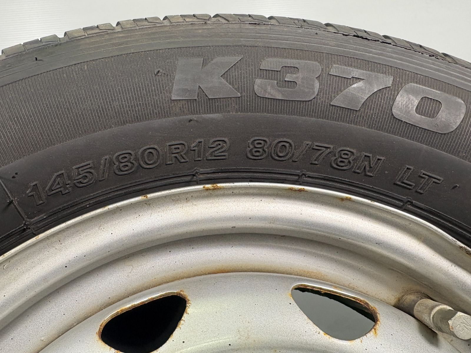  12ｘ3 5 B 4穴 PCD 100 145 80 R 12 LT ブリヂストン K 370 4本 夏 タイヤ ホイール セット ノーマル TA 708 12インチ以下 タイヤ ホイールセット