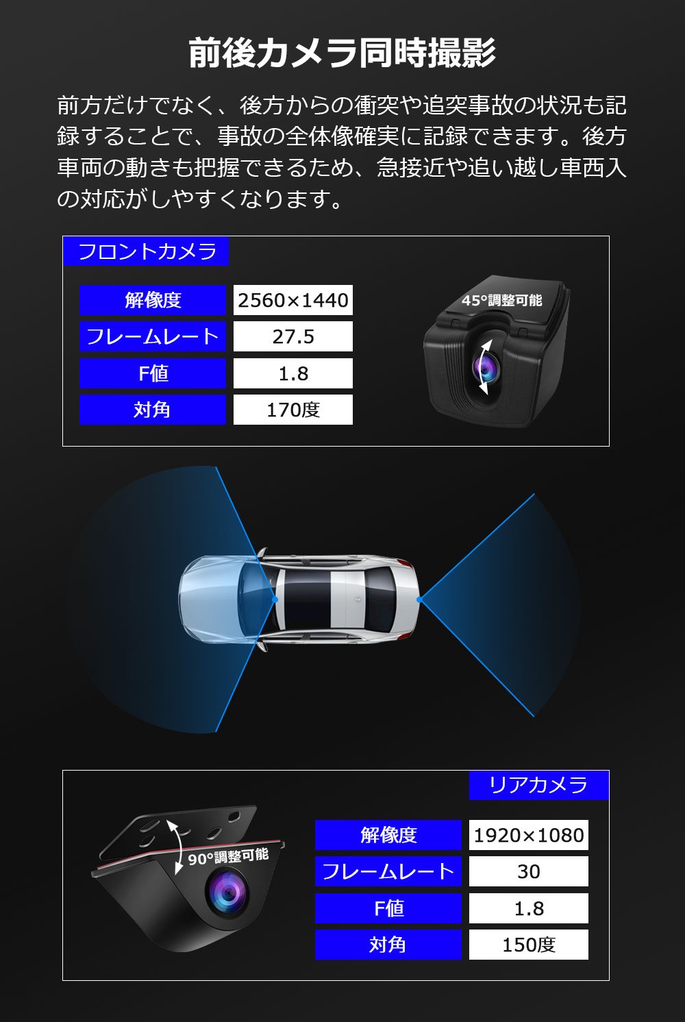 純正ミラー交換 爆光液晶