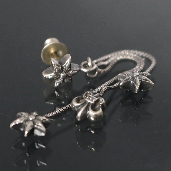 CHROME HEARTS 銀座店 クロムハーツ JOJO ピアス スター×スター×BSフ シルバー SV925 100957