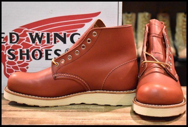 7D 犬タグ復刻 19年 レッドウィング 8166 アイリッシュセッター 赤茶 オロラセット ブーツ redwing HOPESMORE GP181