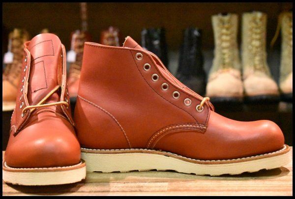 7D 犬タグ復刻 19年 レッドウィング 8166 アイリッシュセッター 赤茶 オロラセット ブーツ redwing HOPESMORE GP181