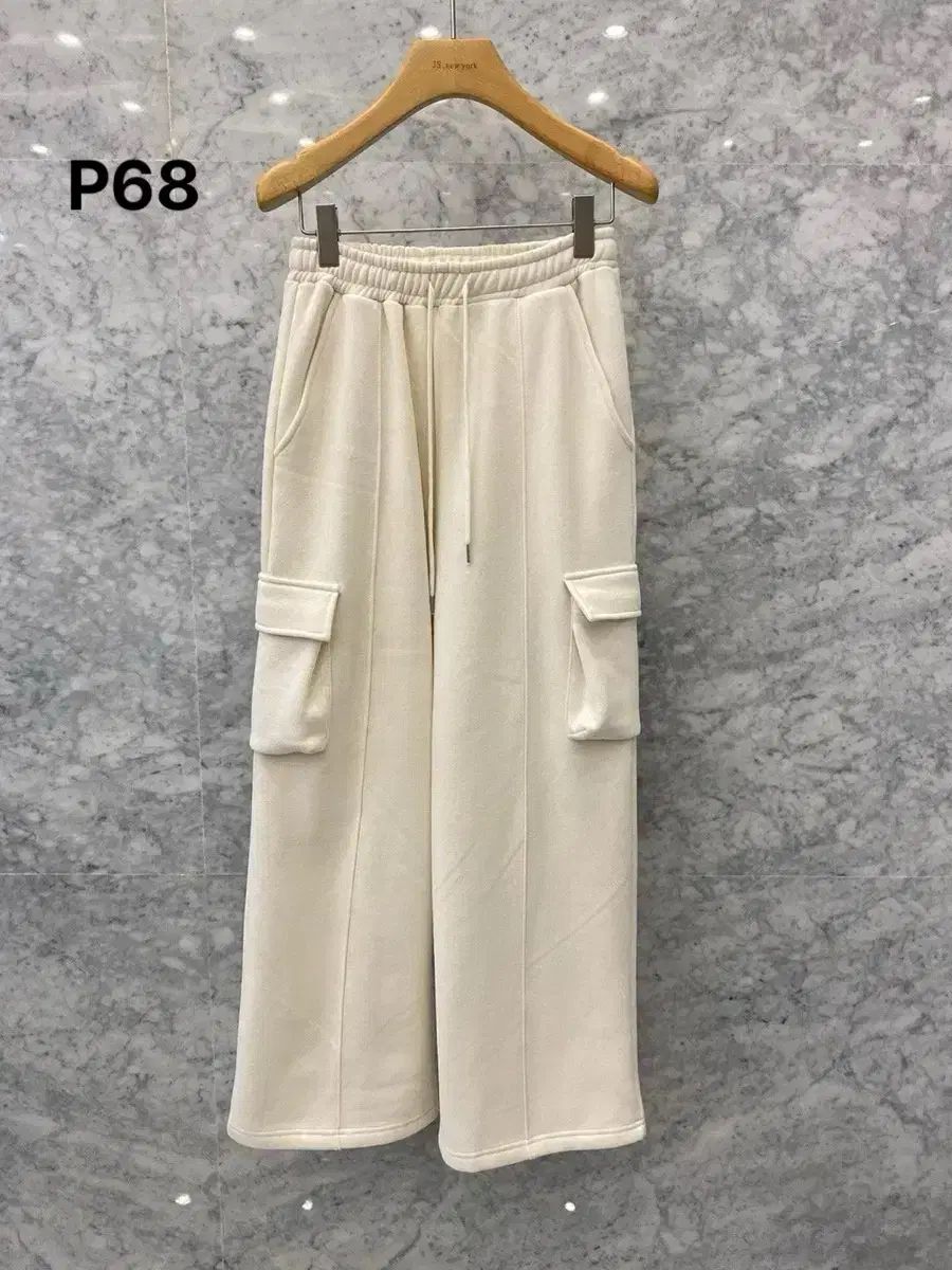 js NEW YORK スター 当日発送 ポケット 裏地 起毛 トレーナー ワイドパンツ
