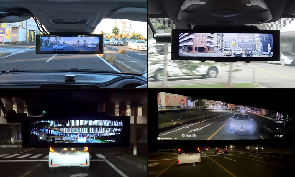 ドライブレコーダー 前後 ミラー型 55FPS 60FPS 高輝度液晶 ミラー型ドラレコ 2カメラ STARVIS HDR デジタルズーム デジタルインナーミラー FHD 1080P 高画質 分離型 11インチ 駐車監視 1年保証 PORMIDO PRD6XC