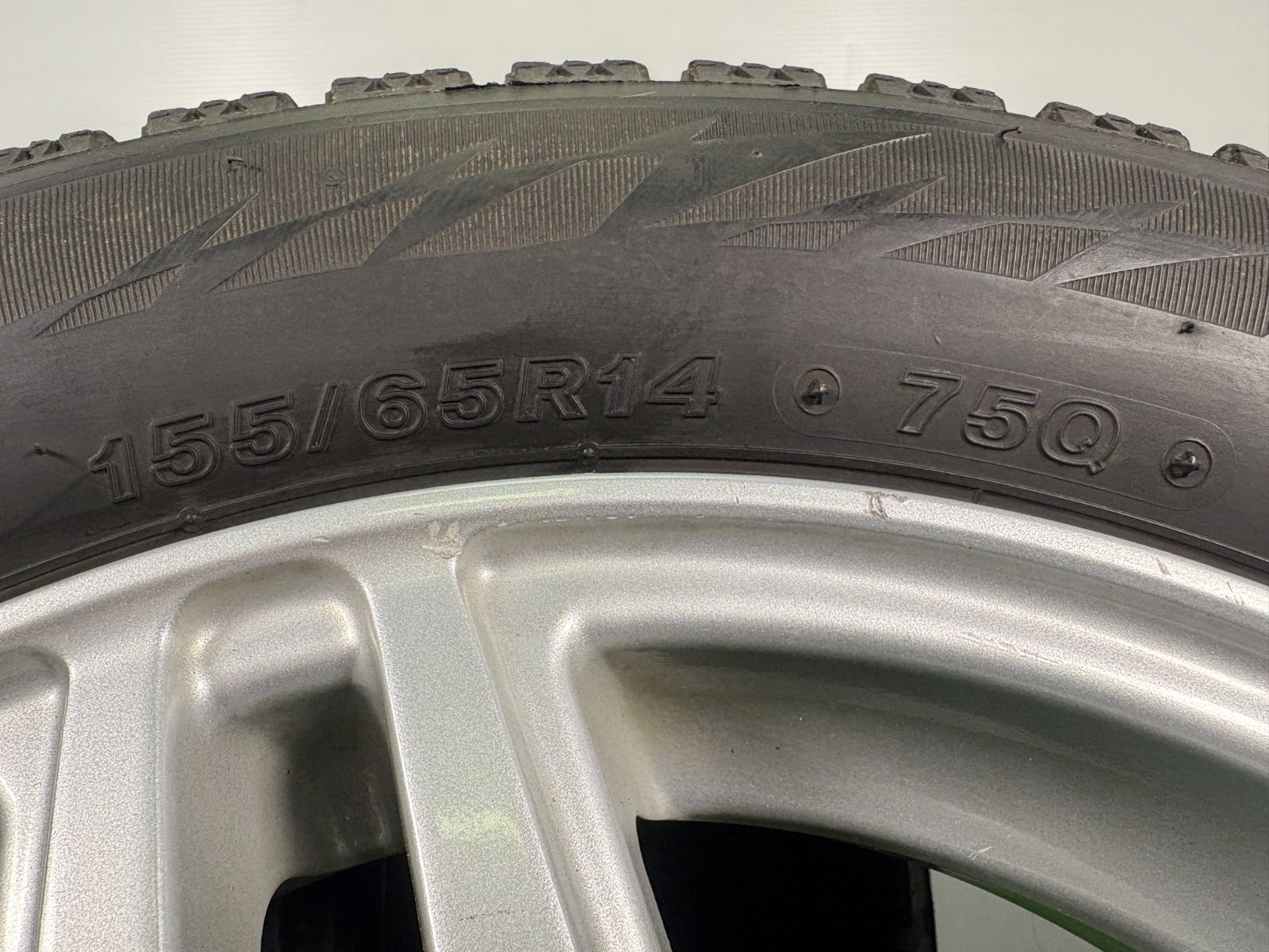  14 x 4 5 J 43 4穴 PCD 100 155 65 R ブリヂストン VRX 2 4本 冬 タイヤ ホイール セット スタッドレス TA 709 14インチ タイヤ ホイールセット