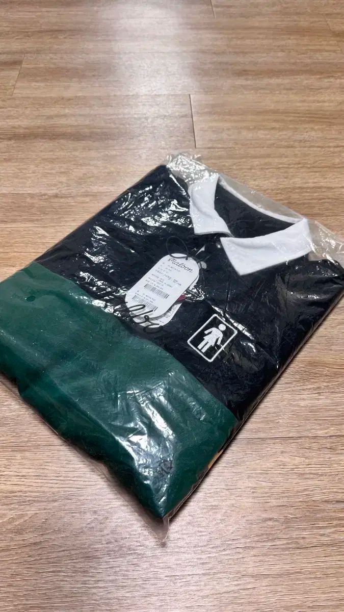 MALBON GOLF マルボンゴルフ ユニセックス ラグビー Tシャツ S サイズ ブラック