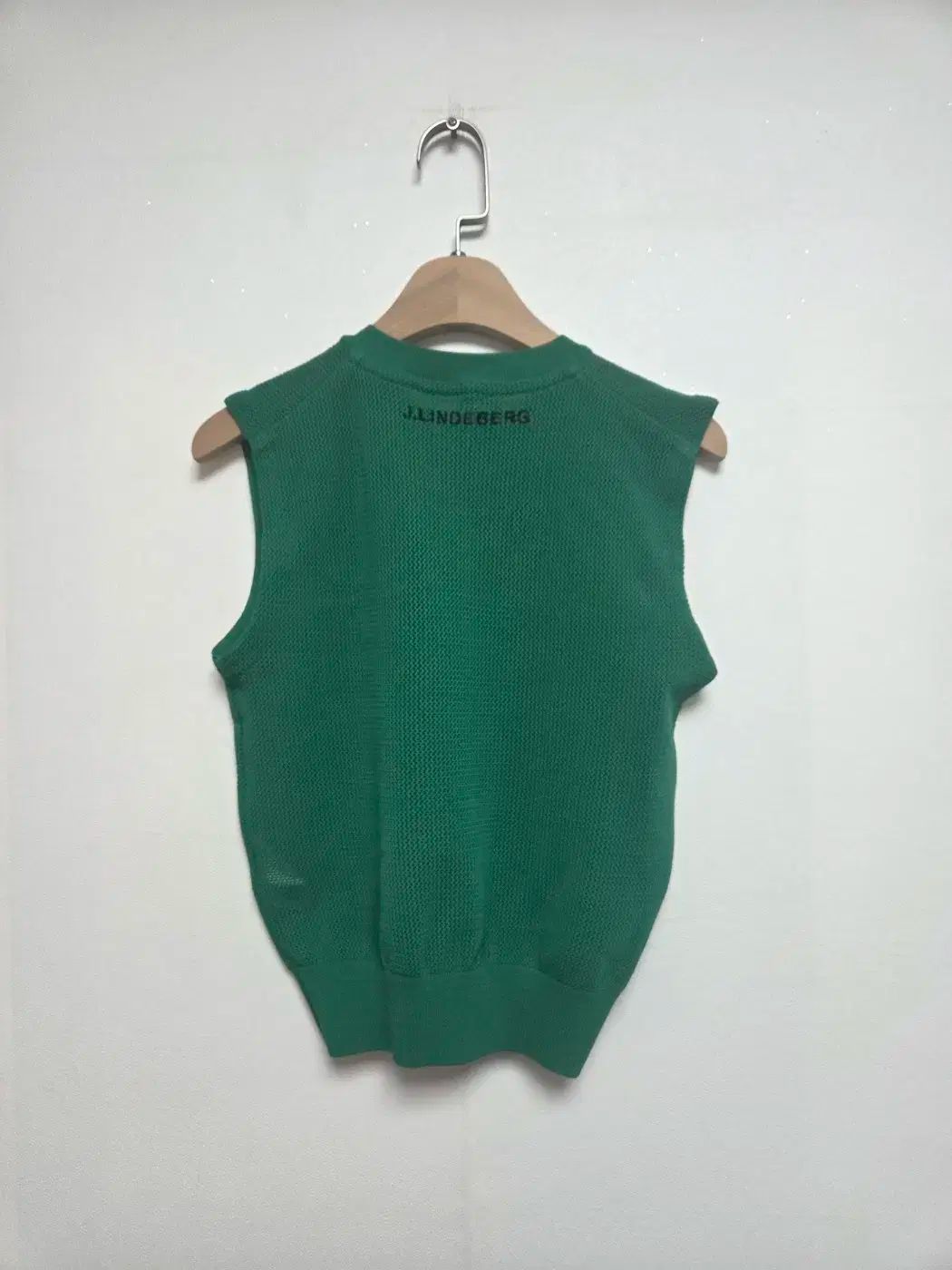 J LINDEBERG リンドバーグ レディース シビル メッシュ セーター ベスト グリーン XS