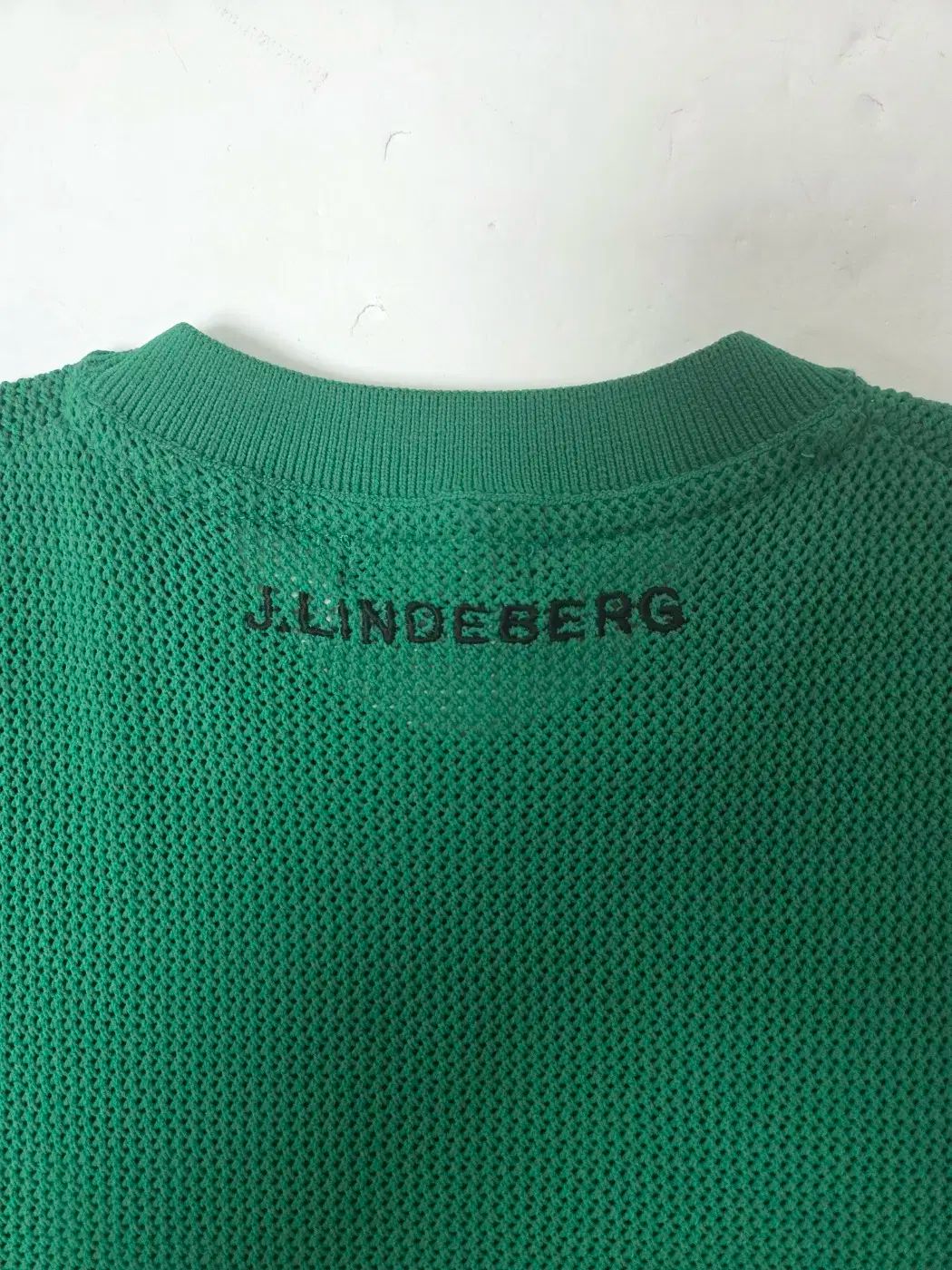J.LINDEBERG J.リンドバーグ レディース シビル メッシュ セーター ベスト グリーン XS LLC-HASEGAWATOSO_COM