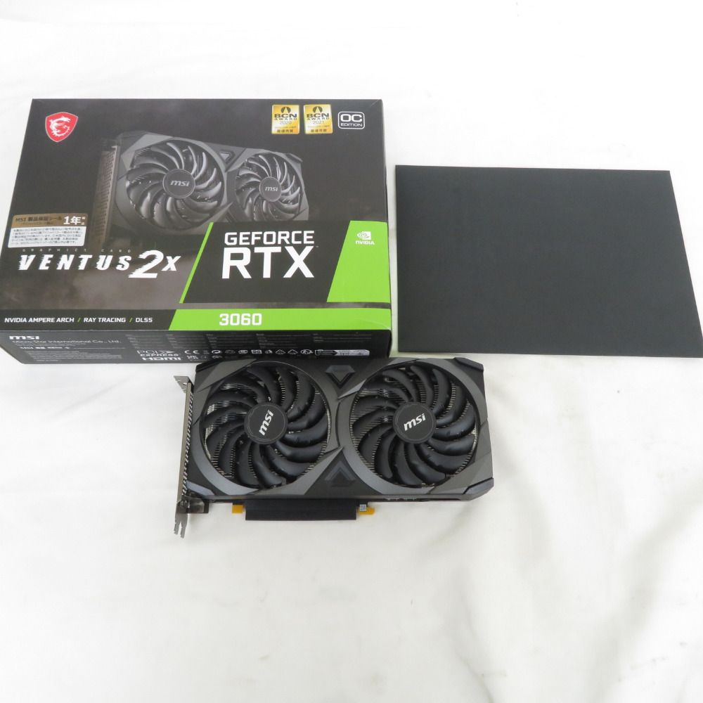 MSI エムエスアイ PC グラフィックボード GeForce RTX 3060 GeForce RTX 3060 VENTUS 2X 12G OC