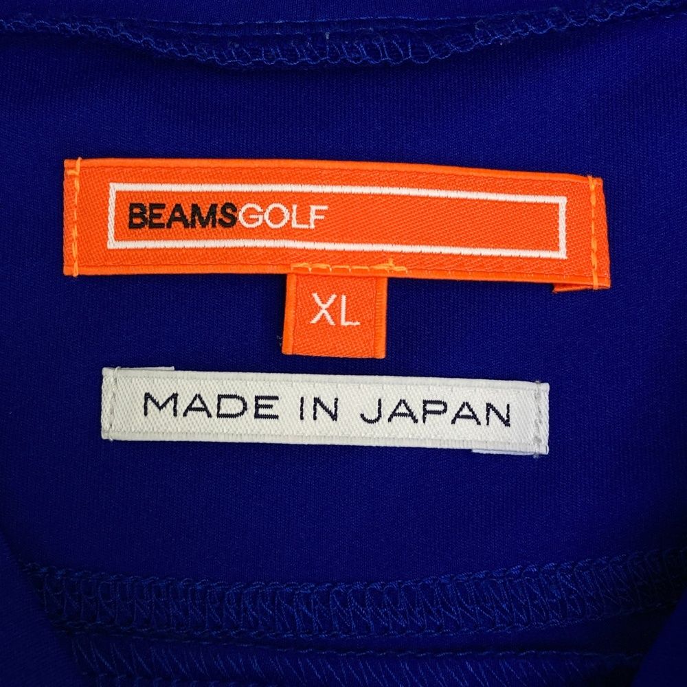 サイズ XL BEAMS GOLF ビームスゴルフ モックネック半袖Tシャツ ブルー系 240101480680 ゴルフウェア メンズ ストスト LLC-HASEGAWATOSO_COM