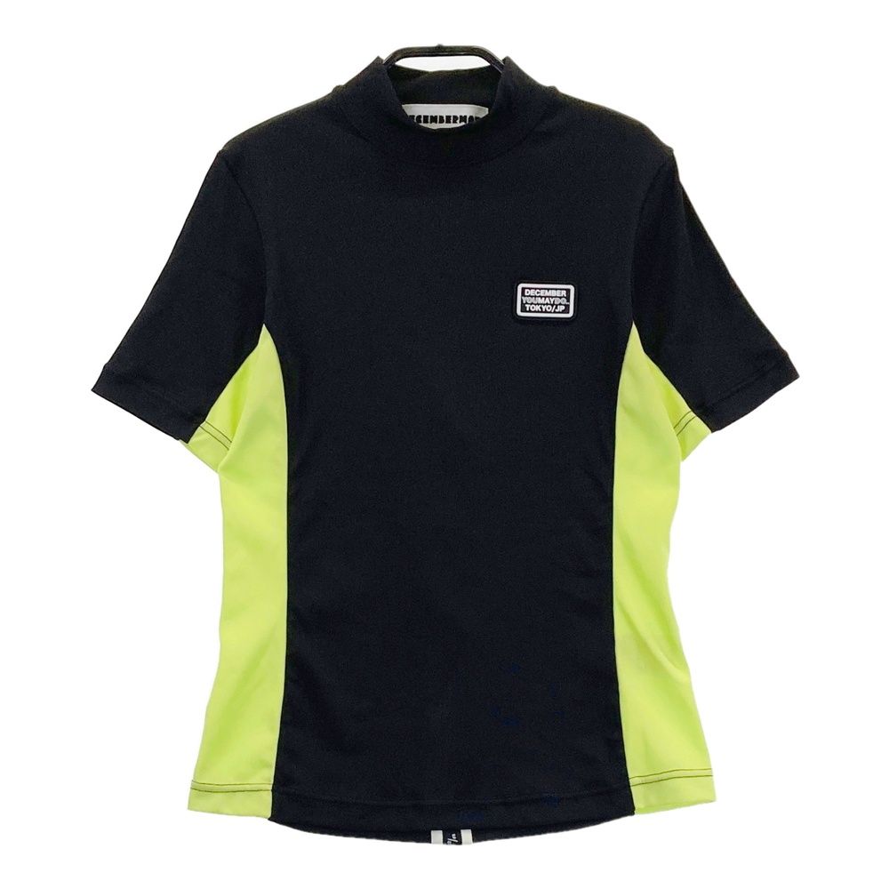 サイズ S DECEMBERMAY ディセンバーメイ ハイネック 半袖Tシャツ ブラック系 240101484918 ゴルフウェア レディース ストスト