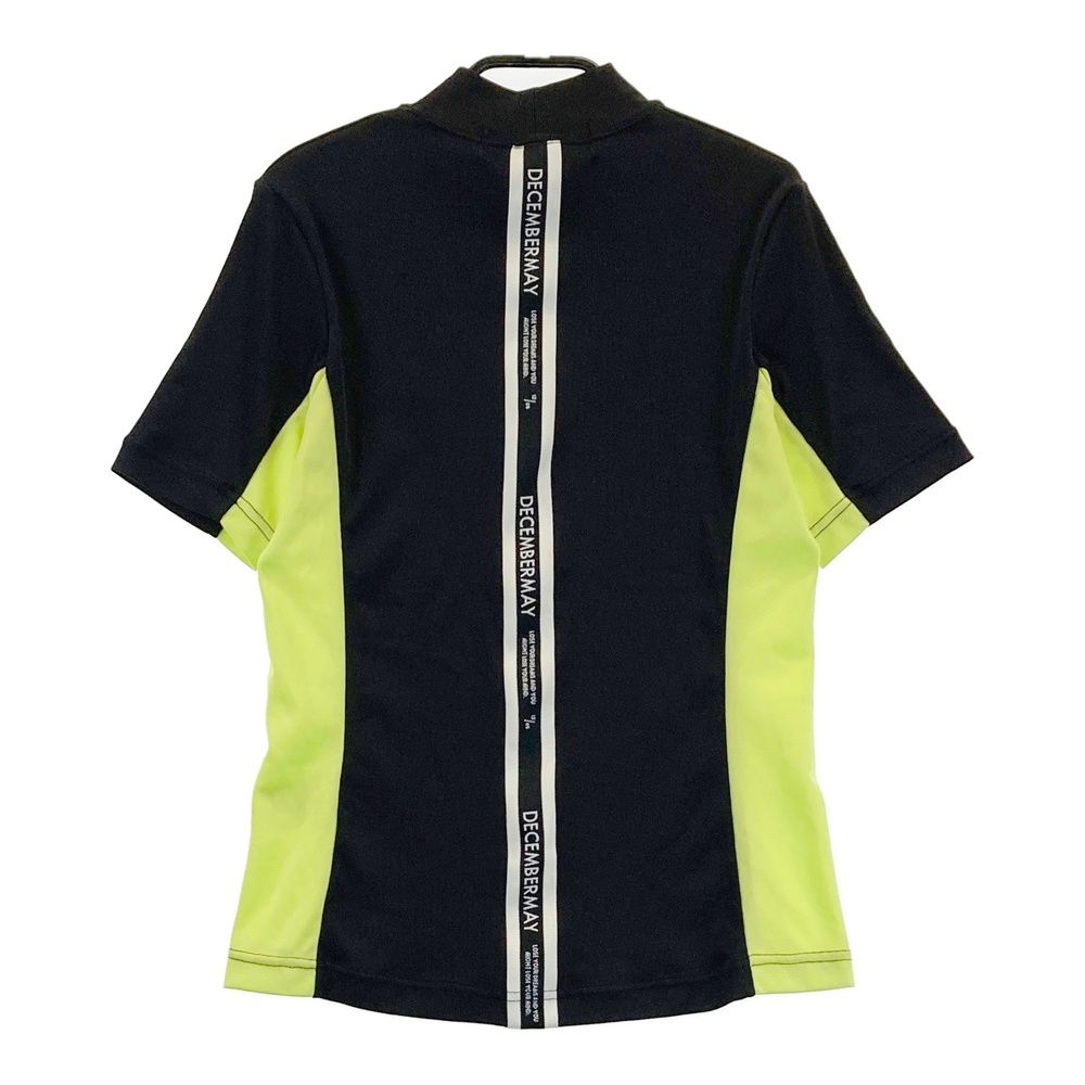 サイズ S DECEMBERMAY ディセンバーメイ ハイネック 半袖Tシャツ ブラック系 240101484918 ゴルフウェア レディース ストスト