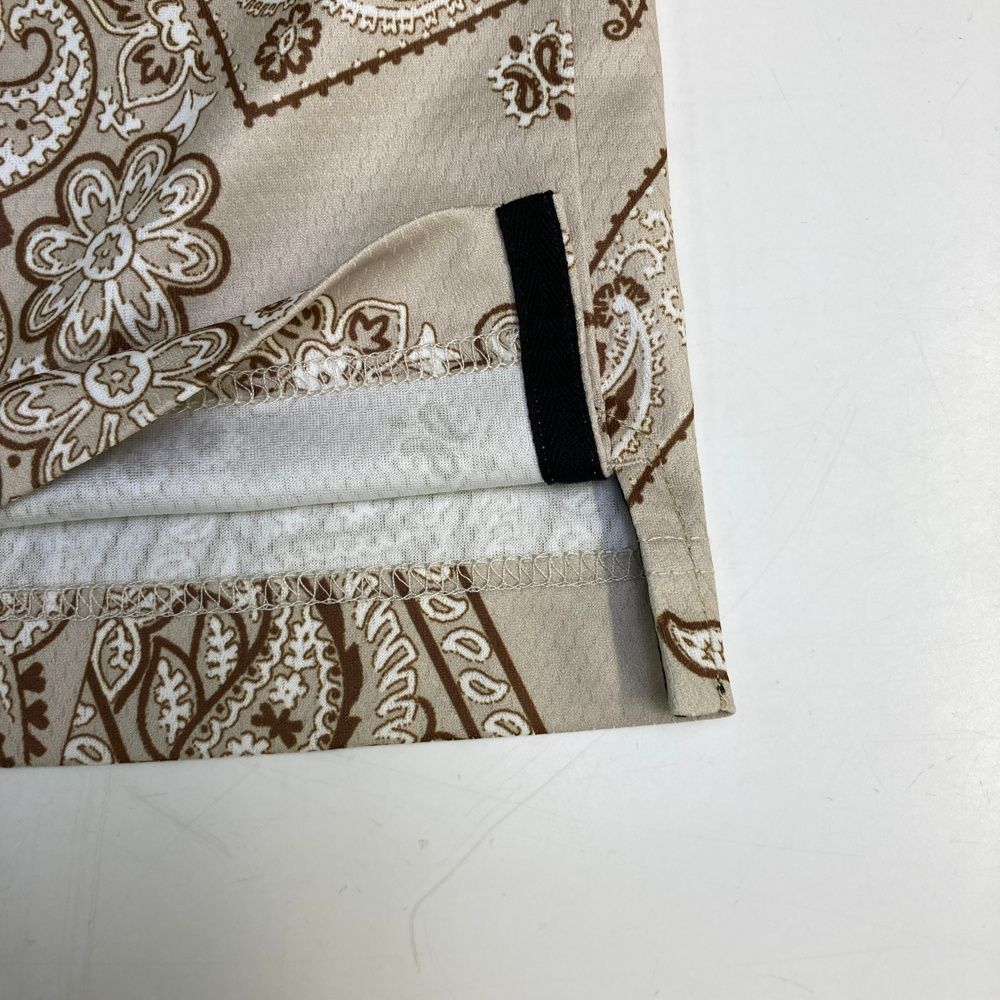 ペイズリー柄 ベージュ系