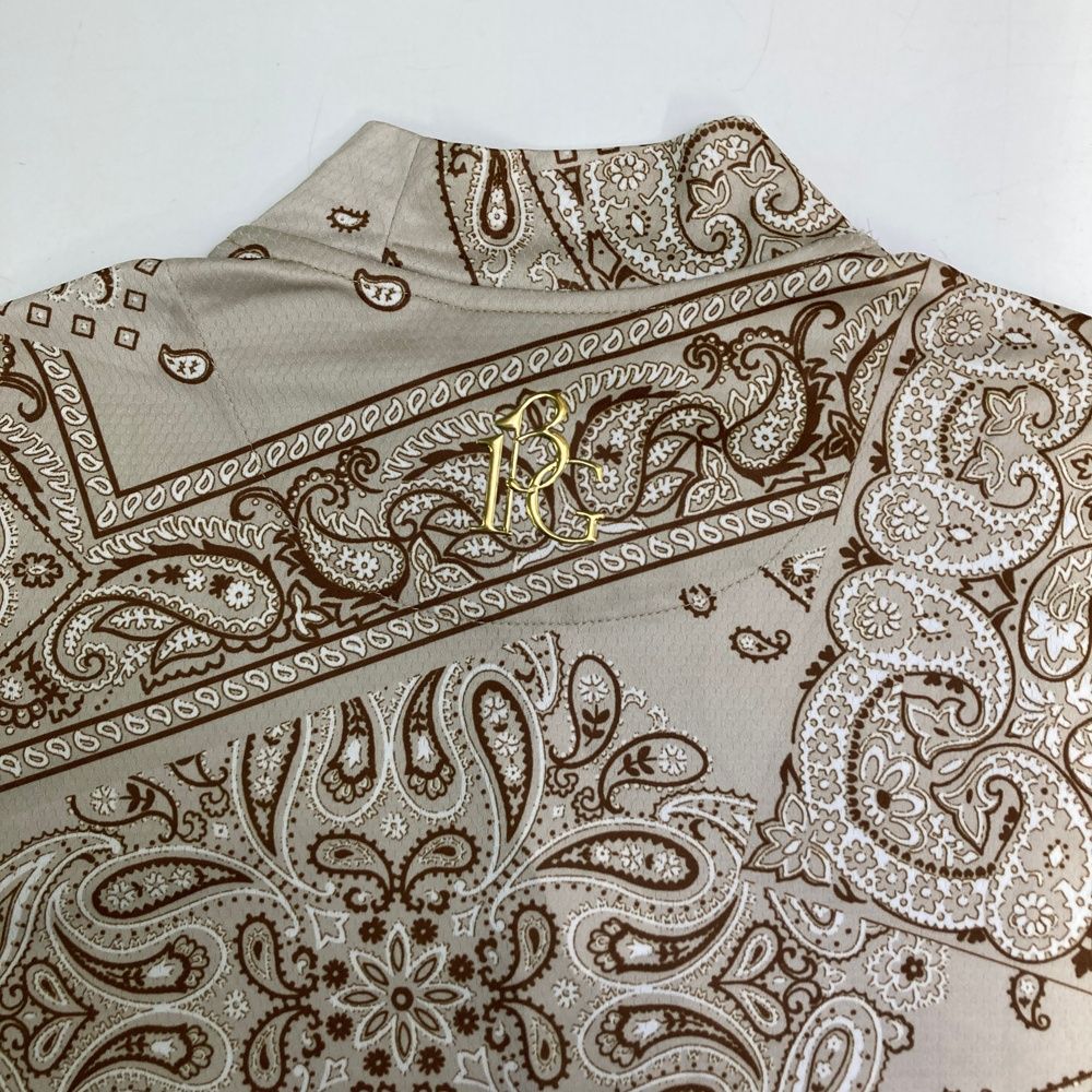 ペイズリー柄 ベージュ系