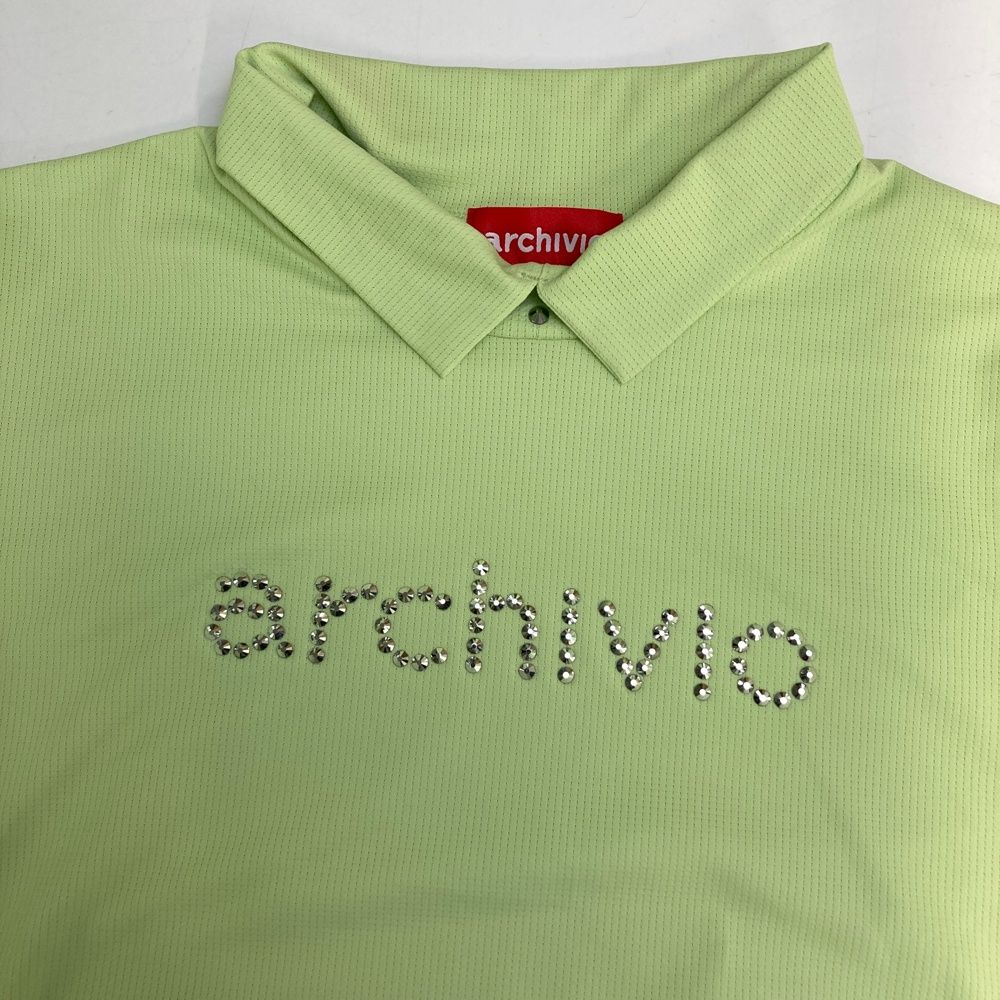 襟付半袖Tシャツ スタッズ