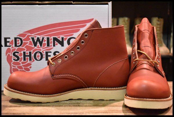 9.5D 犬タグ復刻 19年 レッドウィング 8166 アイリッシュセッター 赤茶 オロラセット ブーツ redwing HOPESMORE GP183