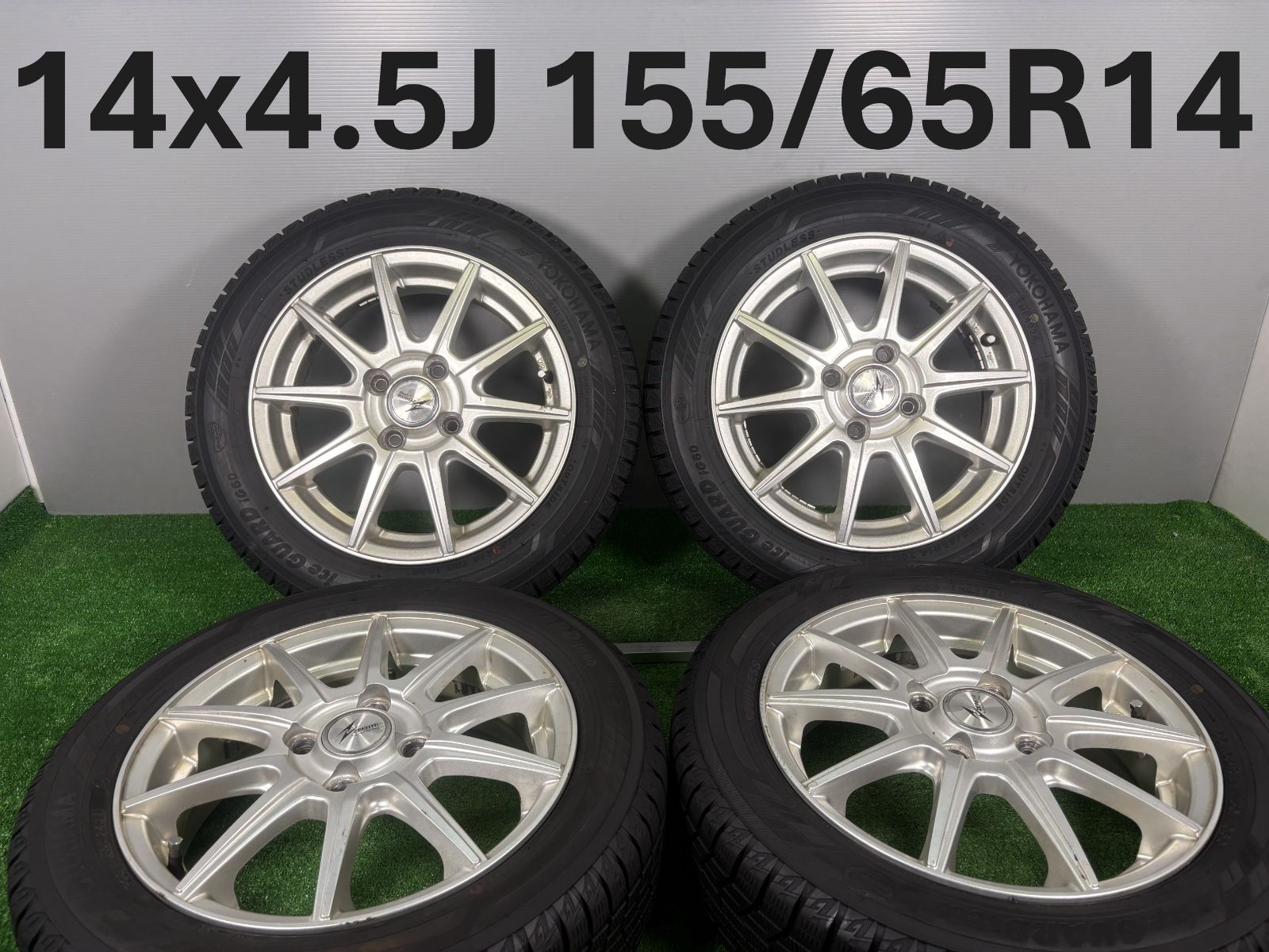 14 x 4 5 J 45 4穴 PCD 100 155 65 R ヨコハマ IG 60 4本 冬 タイヤ ホイール セット スタッドレス TA 711