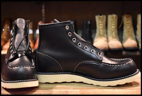 10E 犬タグ復刻 19年 レッドウィング 8179 アイリッシュセッター ブラッククローム モックトゥ ブーツ redwing HOPESMORE GP184