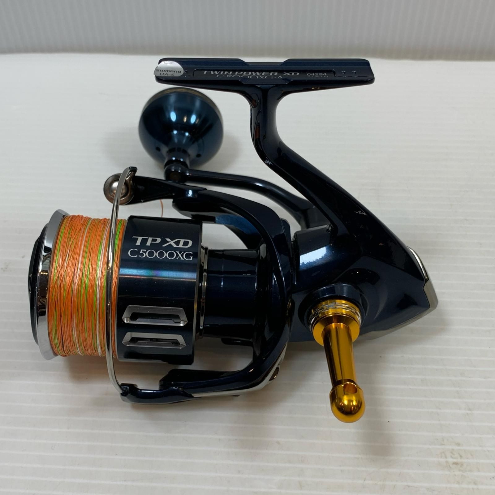 ττSHIMANO シマノ スピニングリール 21ツインパワーXD C 5000 XG ゴメクサスハンドル リールスタンド付き 04294