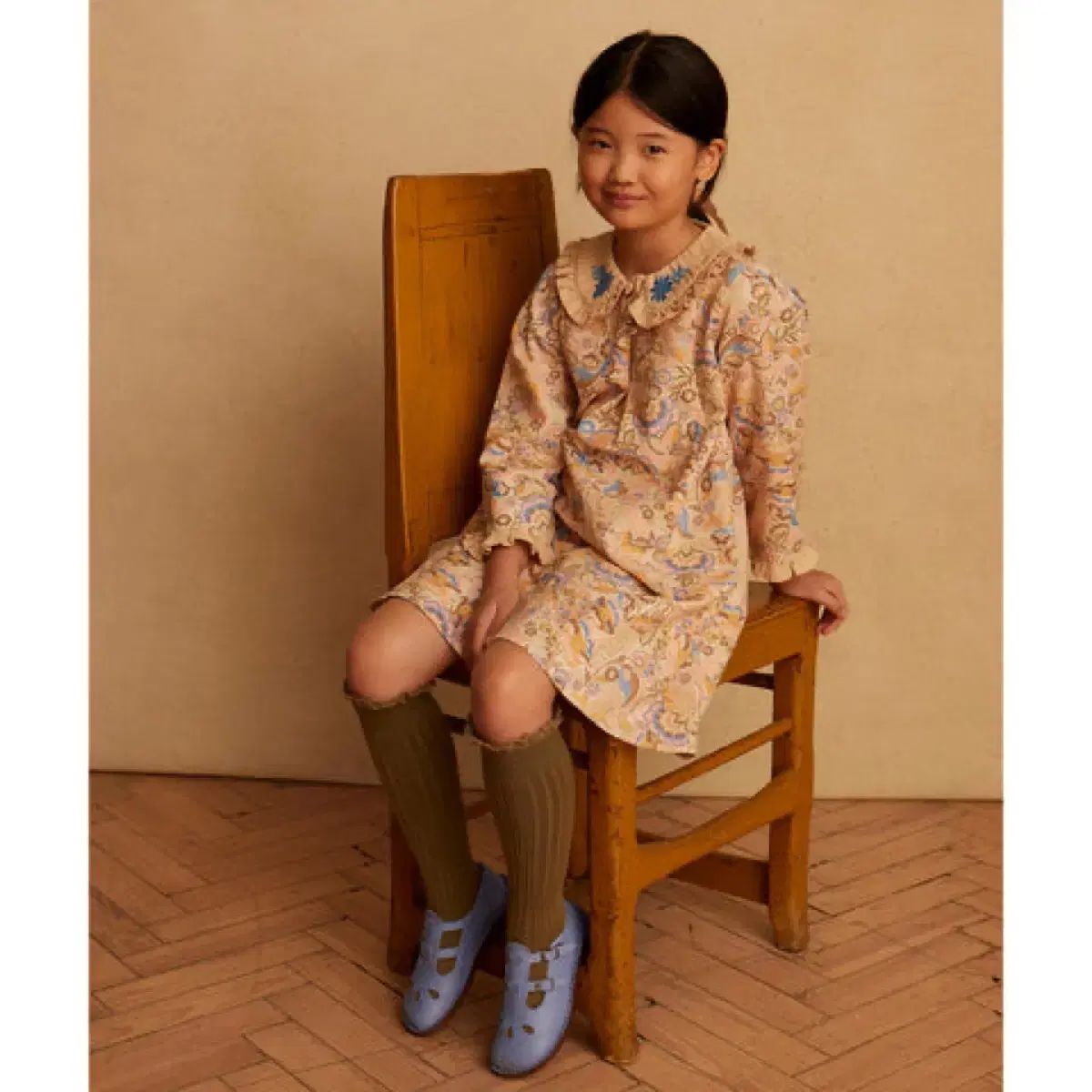 24FW アポリナキッズ ワンピース ドレス 3-5y