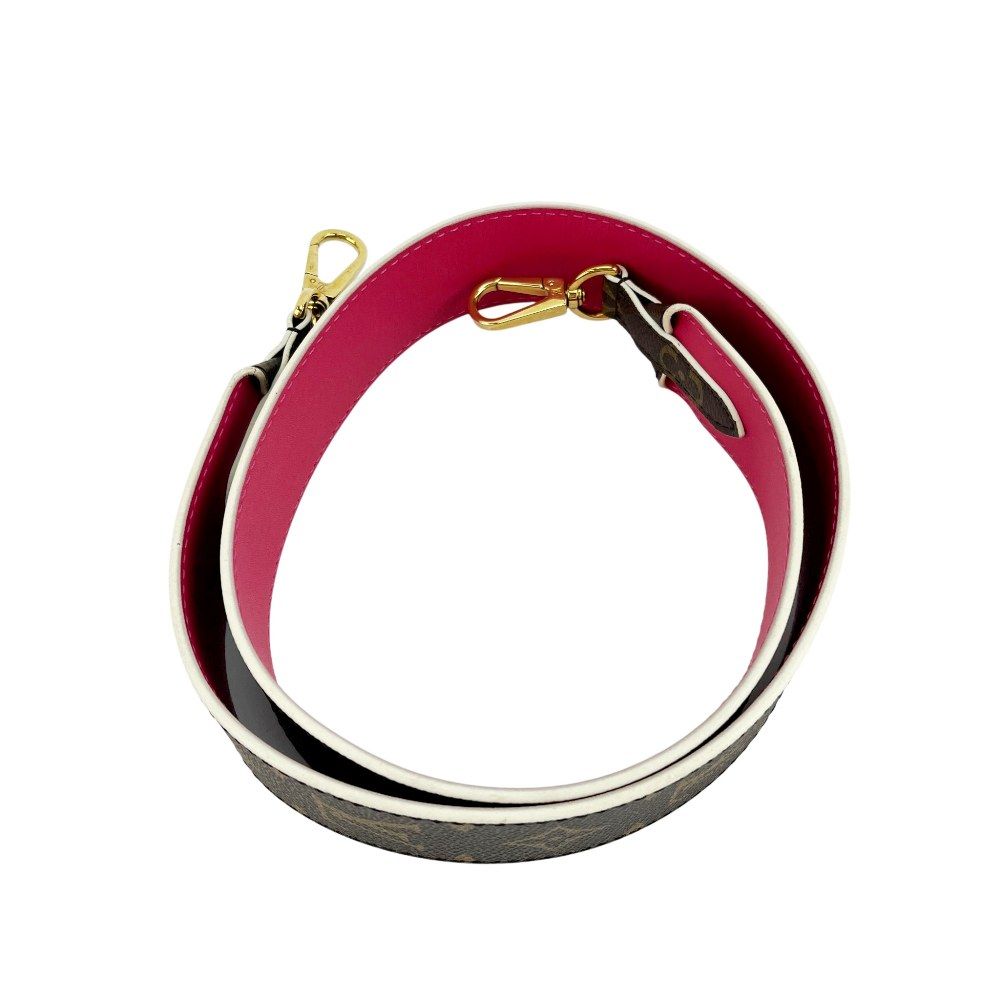 ルイヴィトン ショルダーストラップ XL バントリエール モノグラム ブラウン ピンク 箱 J02352 462542 11