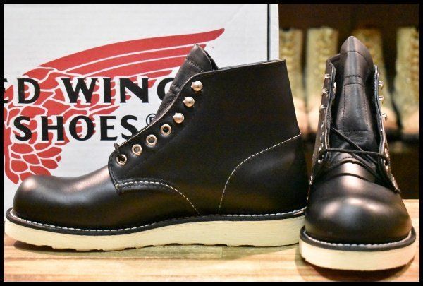 6.5D ♥ 犬タグ復刻 19年 レッドウィング 8165 アイリッシュセッター 黒 ブラッククローム 編み上げ ブーツ redwing HOPESMORE GP185