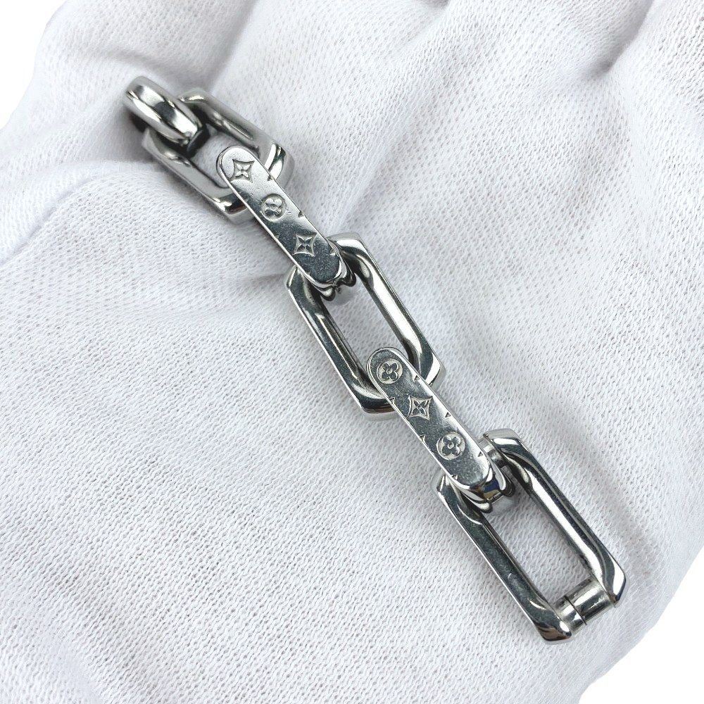 ルイヴィトン ブレスレット バングル チェーン モノグラム メタル シルバー M00309 箱 466786 9 FORTGASGNV_COM_BR