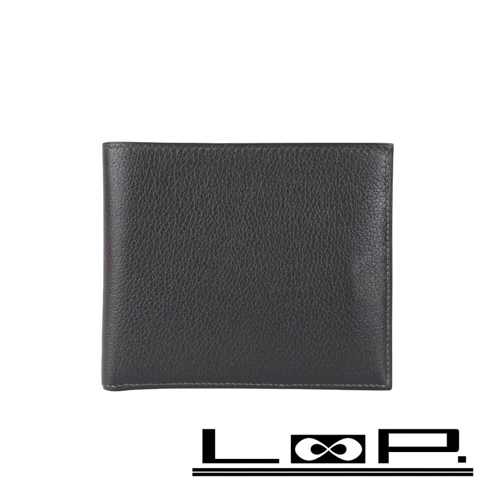 エルメス MC2 コペルニクス 二つ折り 財布 ウォレット ヴォ― エプソン ブラウン L刻 箱 464188 9