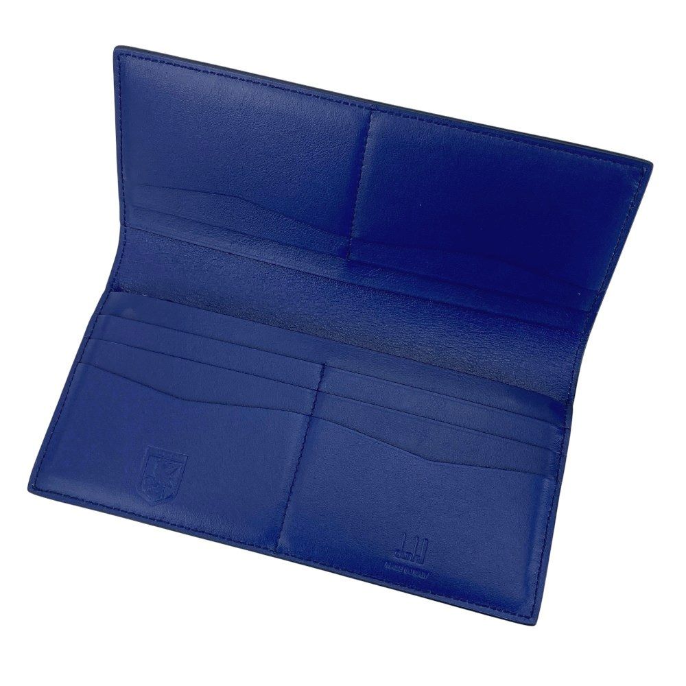 【新品】定価約6.5万円　dunhillダンヒル JFAコラボ　イタリア製長財布 父の日ギフト】定価6 5万円 dunhill JFA コラボ 長財布 ダンヒル