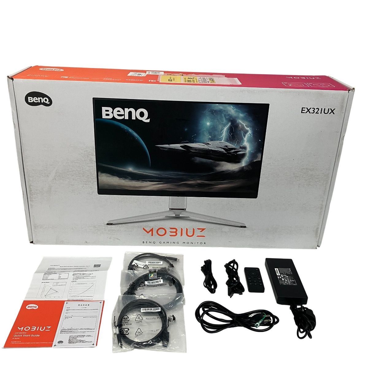 BenQ MOBIUZ EX321UX-B ゲーミング モニター 製 31.5インチ ディスプレイ ベンキュー 映像 PC 周辺 機器 家電 F10565985