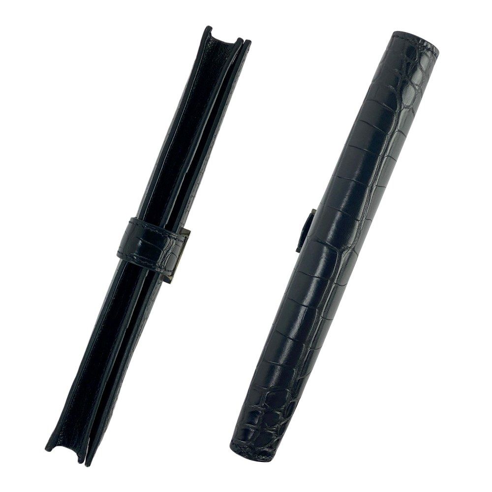 □美品□ エルメス ベアンスフレ 長財布 ウォレット クロコ  