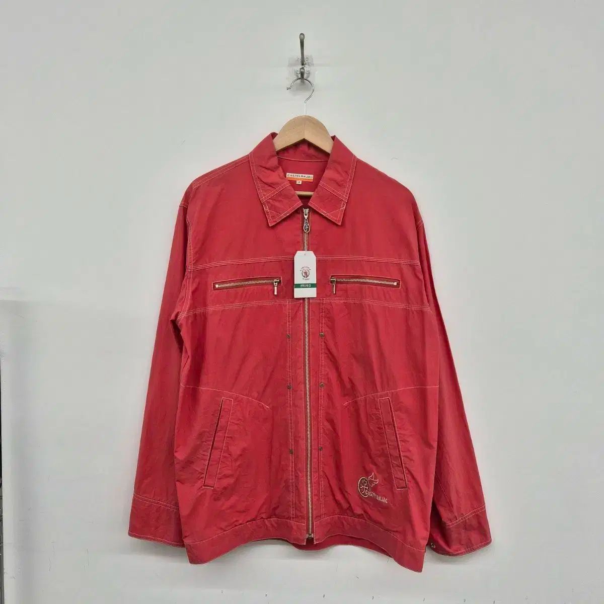 CASTELBAJAC カステルバジャック レッド COLOR フルジップアップ ジャケット メンズ L