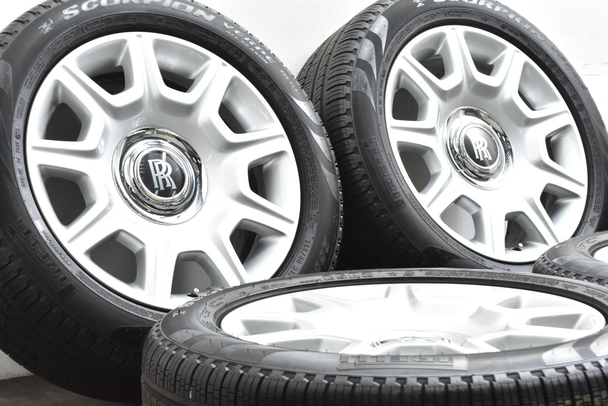 バリ溝 ランフラットタイヤ ロールスロイス ゴースト 19 in 8 5 J 25 PCD 120 ピレリ スコーピオン ヴェルデ 255 50 R レイス