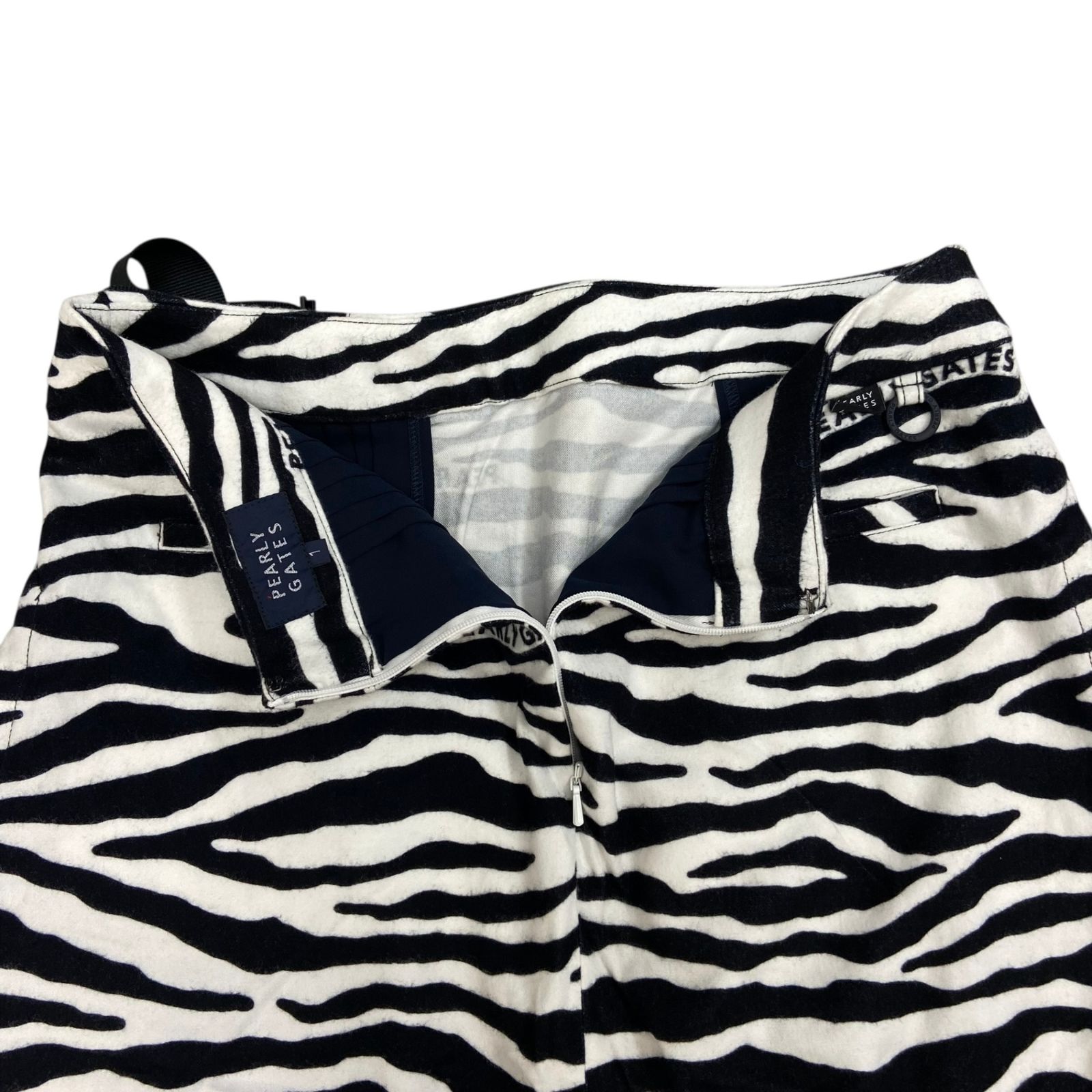 スカート ゼブラ柄