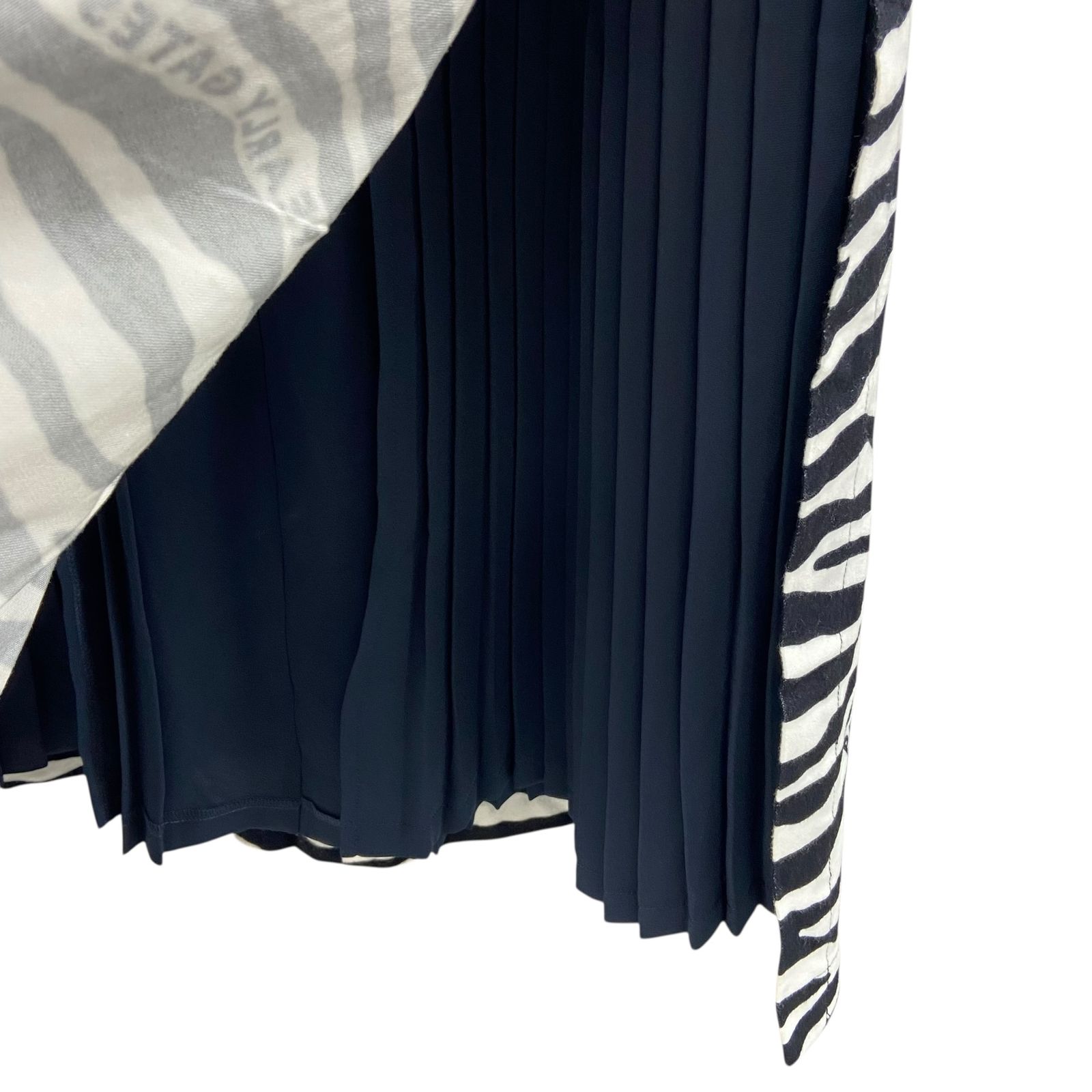 パーリーゲイツ レディース スカート ゼブラ柄 1 ブラック ホワイト 女性用ゴルフアパレル PEARLY GATES LLC-HASEGAWATOSO_COM