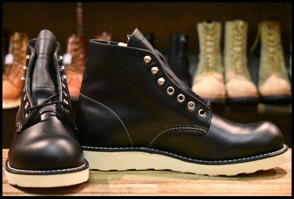 7.5D 犬タグ復刻 19年 レッドウィング 8165 アイリッシュセッター ブラッククローム ブーツ redwing HOPESMORE GP186