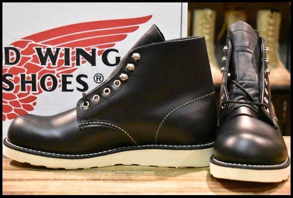 7.5D ♥ 犬タグ復刻 19年 レッドウィング 8165 アイリッシュセッター ブラッククローム ブーツ redwing HOPESMORE GP186