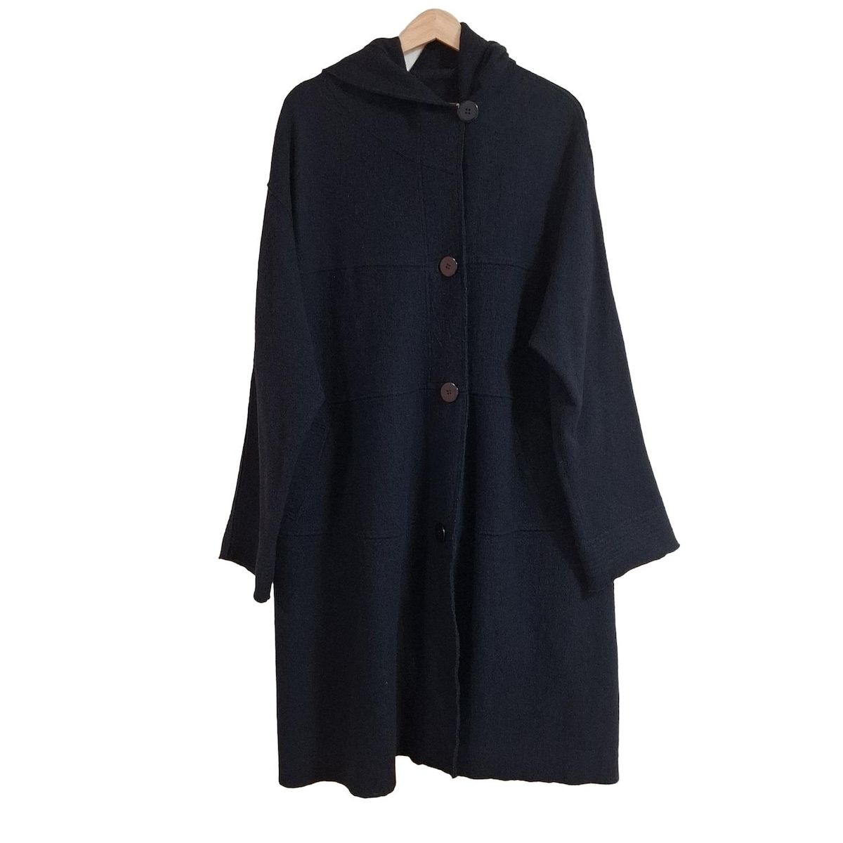 YACCOMARICARD ヤッコマリカルド コート サイズ2 M レディース - 黒 長袖 春 秋