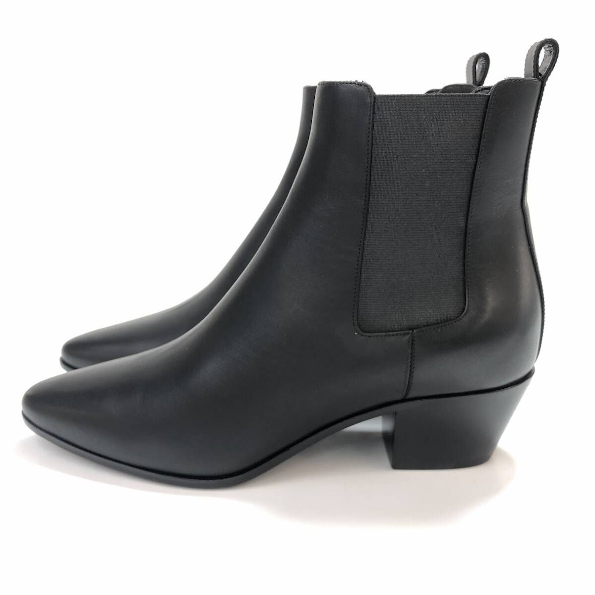 SAINT LAURENT サンローラン サイドゴアブーツ クラシック 441784 DWC 00 ブラック 37 24.0㎝相当 鑑定済み