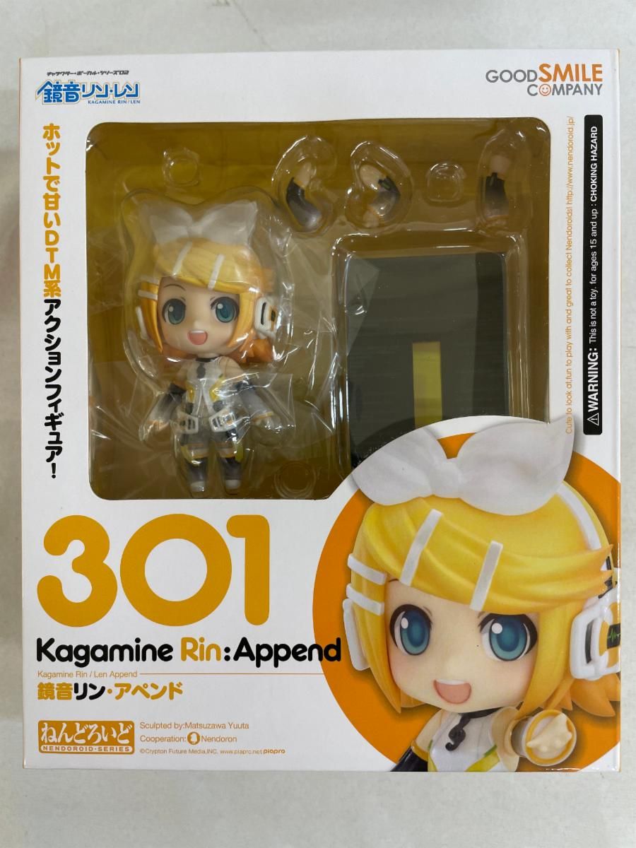  【未開封】ねんどろいど 301 キャラクター・ボーカル・シリーズ02 鏡音リン・アペンド その他