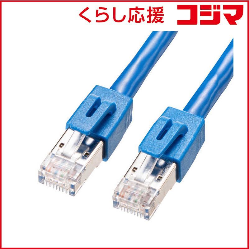 【 新品 未開封 】   サンワサプライ LANケーブル ブルー [10m /カテゴリー6 /スタンダード] KB-T6STP-10BL 未使用 送料無料