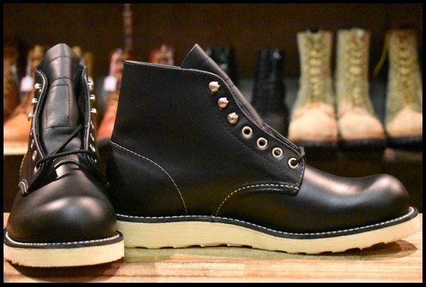 8D 犬タグ復刻 19年 レッドウィング 8165 アイリッシュセッター ブラッククローム プレーントゥ ブーツ redwing HOPESMORE GP187