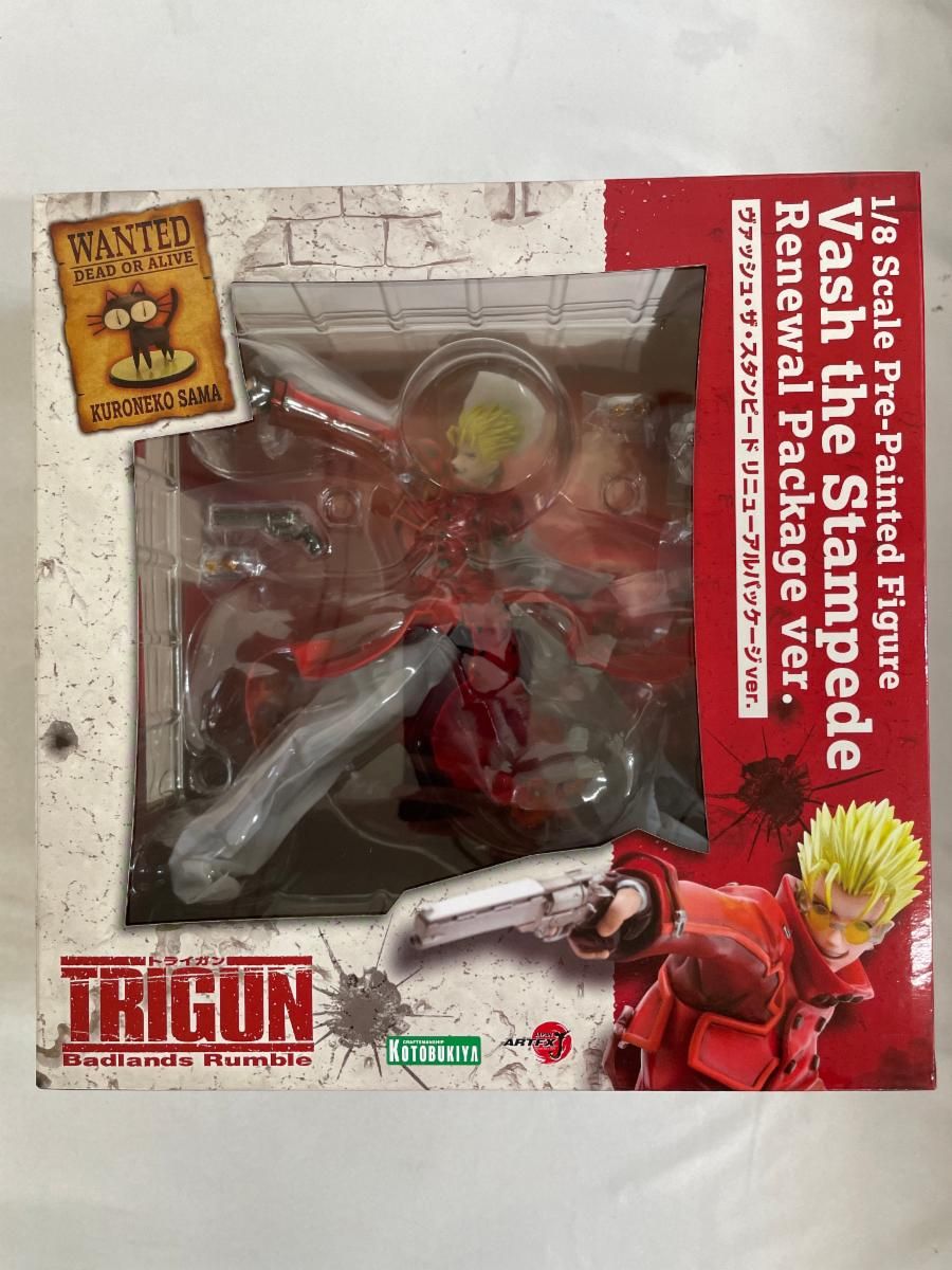 ARTFX J 劇場版トライガン Badlands Rumble ヴァッシュ ザ スタンピード リニューアルパッケージ 再販 同梱不可