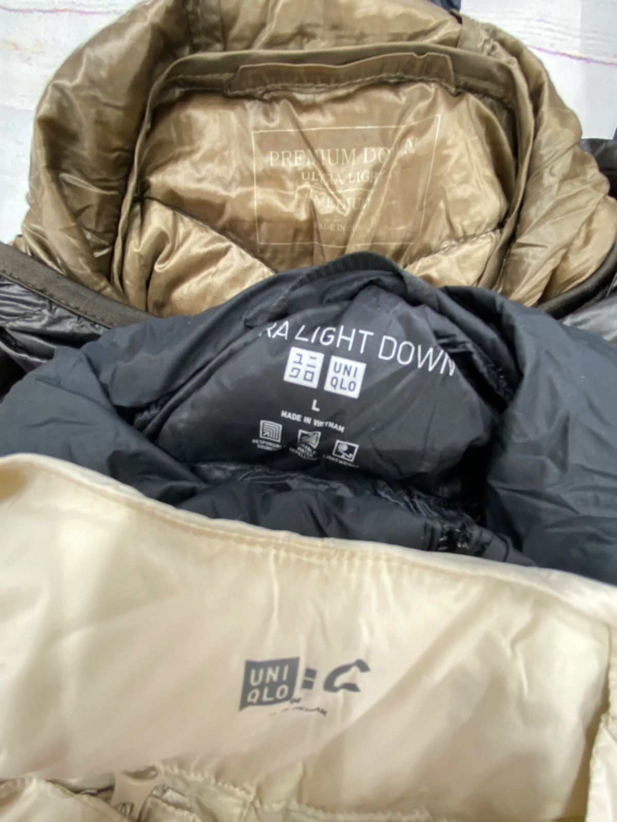 S195 レディース ユニクロダウン おまとめ 12点 ジップアップ ライトダウン