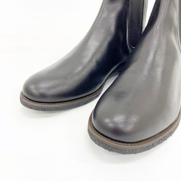  HOWELL idea マーガレットハウエル アイデア サイドゴア ショートブーツ 2324 レディース 24 cm ブラック 靴 IF 17219 サイドゴアブーツ ブーツ